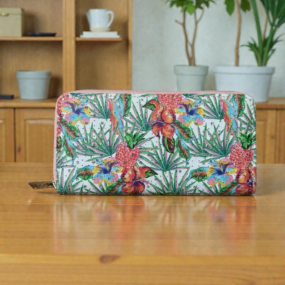 Hawaii Aloha zip wallet